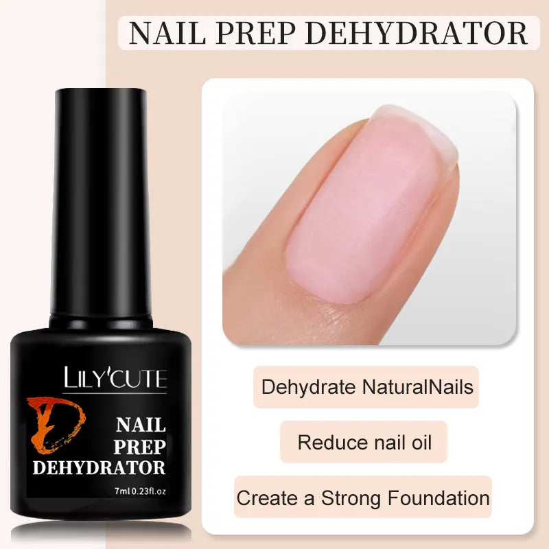 6-in-1 HEMA-Free Hard Gel Nail Polish – Clear Self-Leveling Nail Extension & Reinforcement Builder Gel (8ml)
