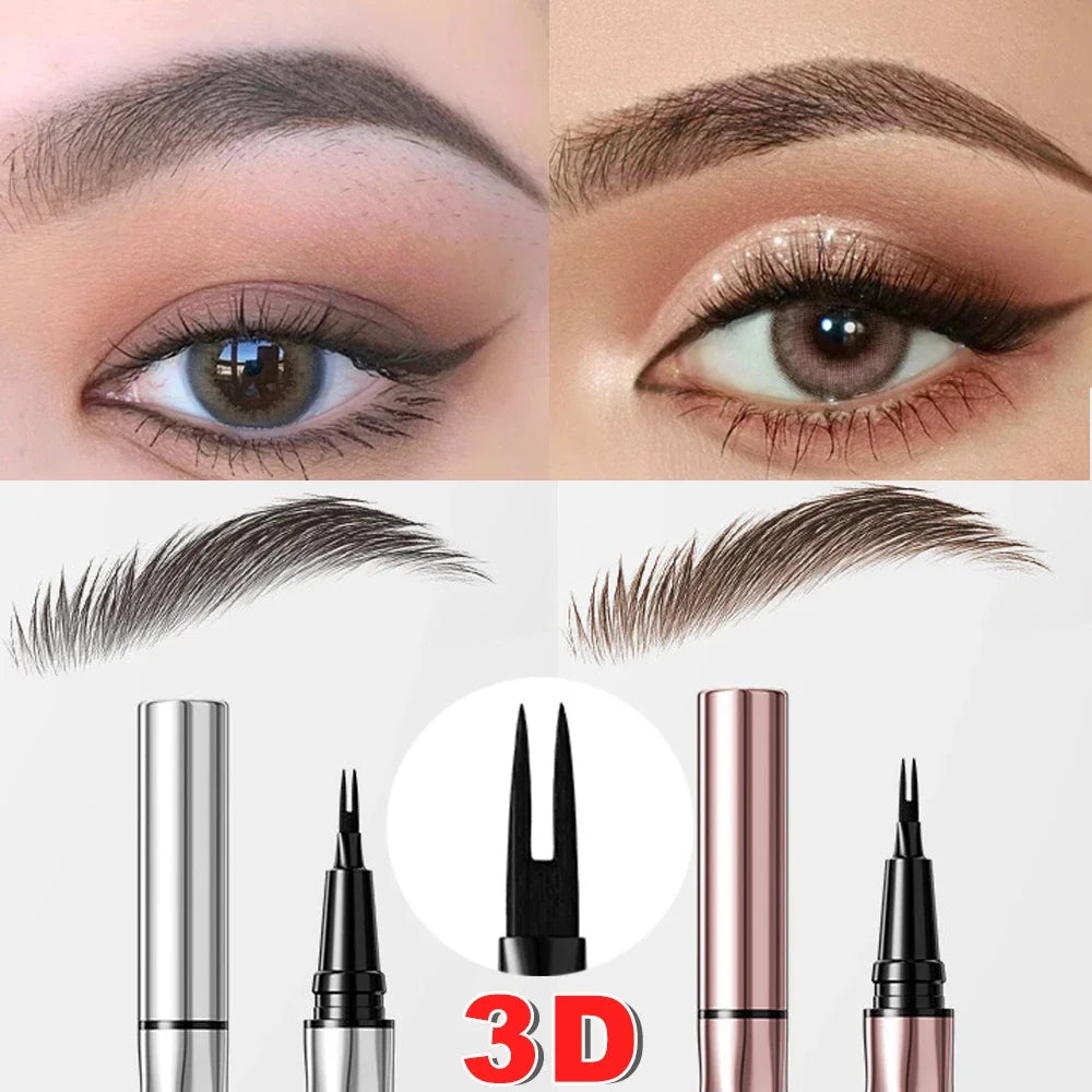 2-Point Waterproof Eyebrow Tattoo Pencil – Long-Lasting Brow Enhancer with Fine Micro-Fork Tip for Natural Definition