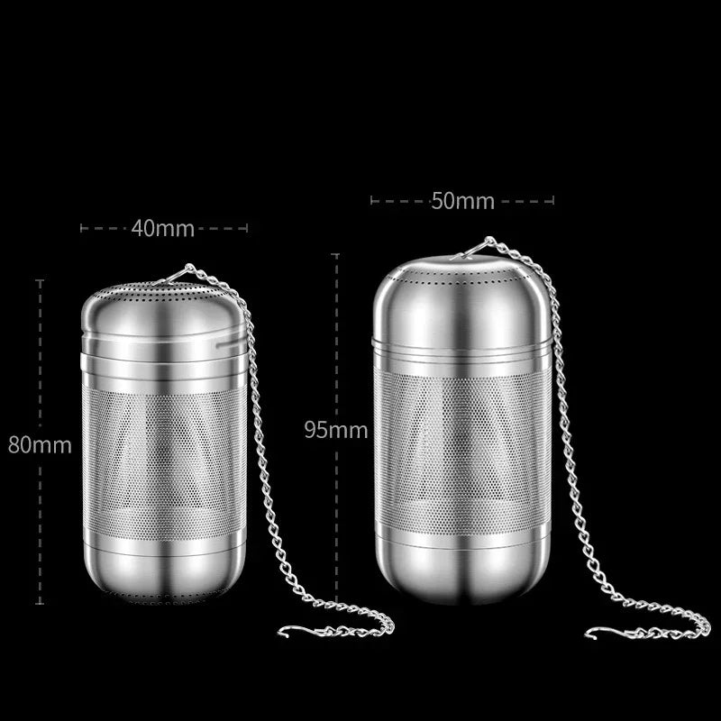 316 Stainless Steel Tea and Spice Infuser – Fine Mesh Strainer for Hot Pot, Teapots, Coffee & Cooking Herbs
