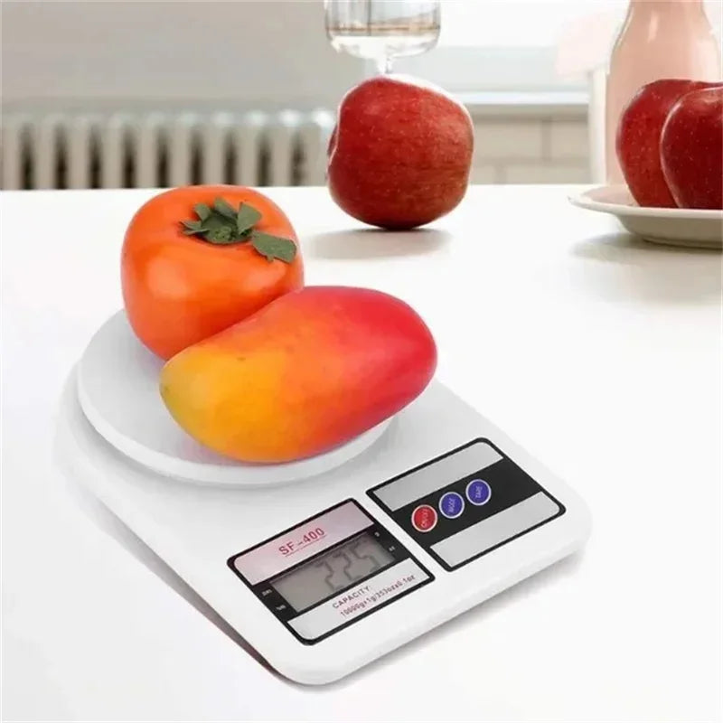 10kg x 1g Digital Kitchen Scale – High Precision Electronic Food Weighing Scale with LED Display for Baking & Cooking