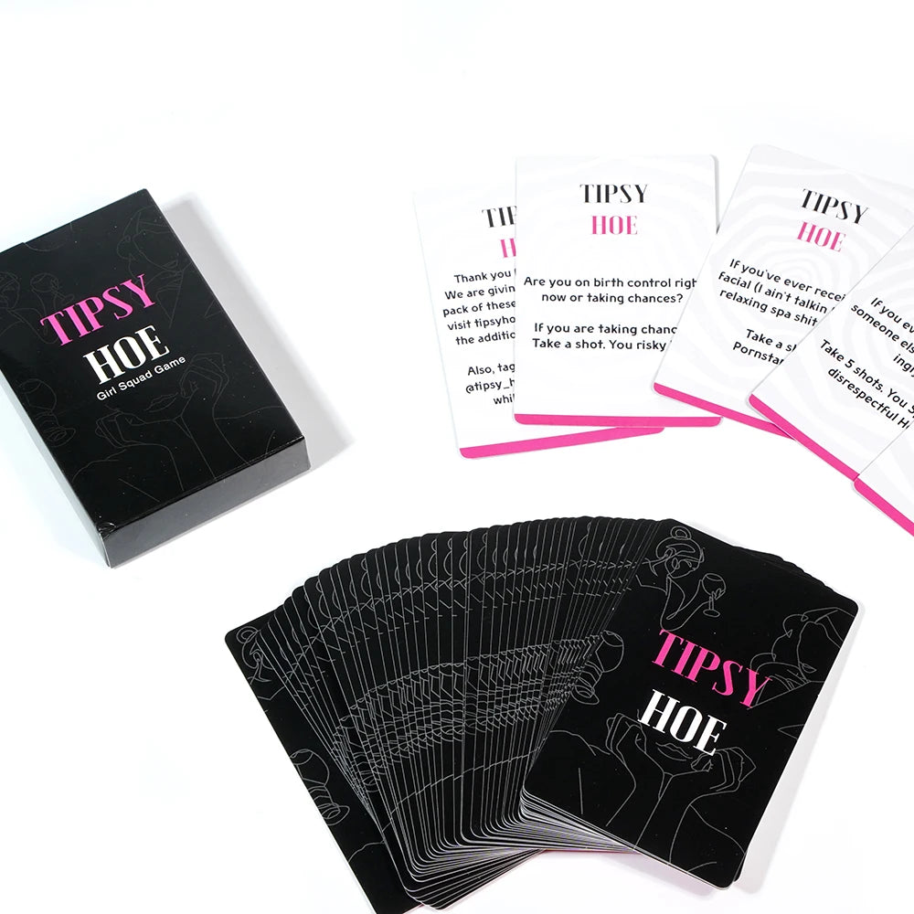Tipsyhoe Party Card Game – Fun Adult Drinking Game for Ladies Night, Bachelorette Parties & Bridal Showers
