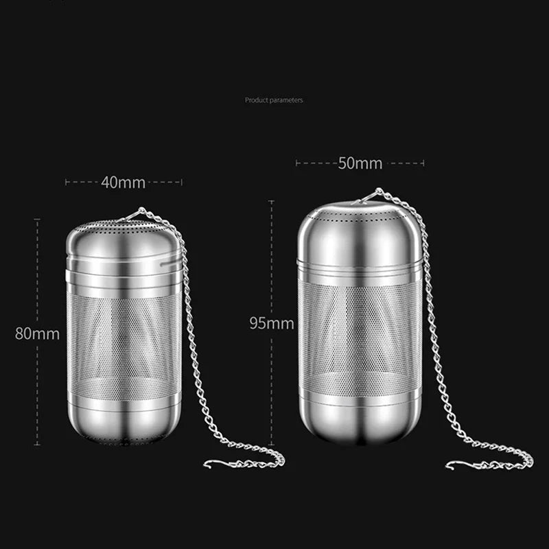 316 Stainless Steel Tea and Spice Infuser – Fine Mesh Strainer for Hot Pot, Teapots, Coffee & Cooking Herbs