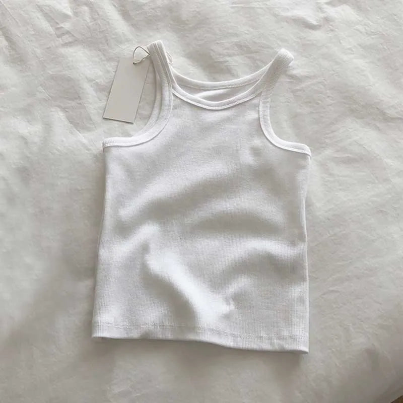 Women's Sexy Cropped Tank Top – High Stretch Cotton Camisole for Summer Sport and Clubwear Outfits
