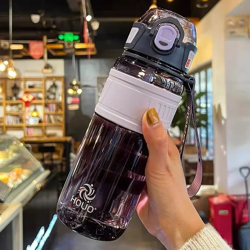 1L and 750ml Plastic Sports Water Bottle – Portable Leakproof Water Cup for Gym, School, and Outdoor Activities