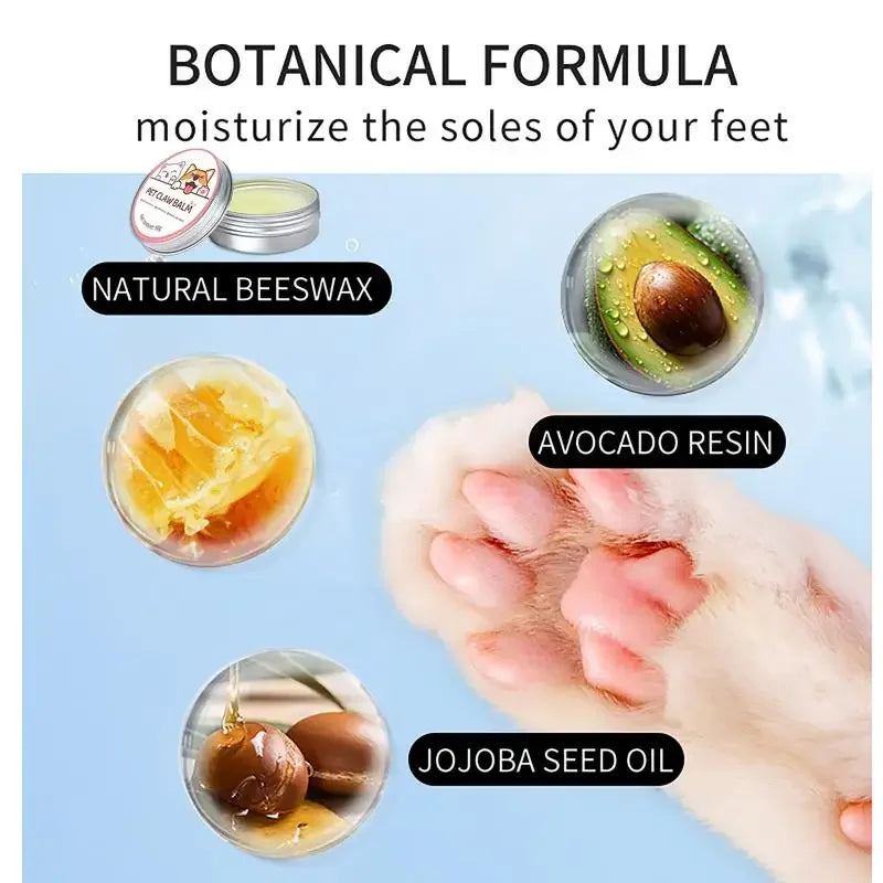 50g Pet Paw & Nose Balm – Moisturizing Cream for Cats & Dogs, Cracked Feet Repair & Protection