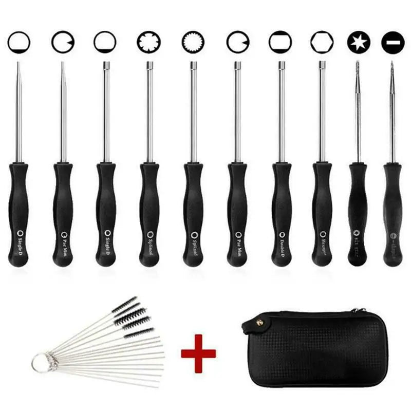 10/6pcs Carburetor Adjustment Screwdriver Set – Multi-Head Tool Kit for Chainsaw, Trimmer & Motorcycle Repair