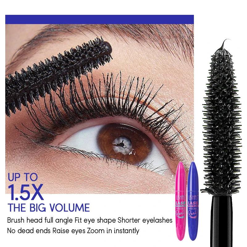 Ultra Long-Lasting 4D Waterproof Mascara – Fiber Extension with 360° Spiral Brush (20g)
