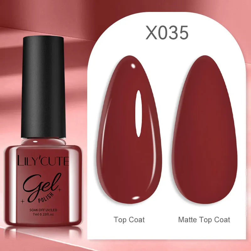 7ml Thermal Color-Changing Gel Nail Polish – Temperature Reactive Vernis with Matte & Bright Effect