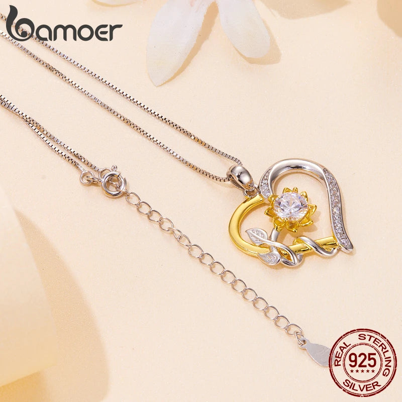1 Carat Heart-Shaped Moissanite Pendant Necklace – D Color VVS1 Stone with 925 Sterling Silver Chain for Women