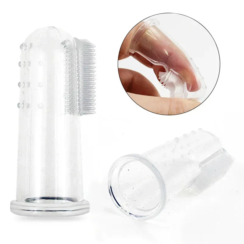 Super Soft Silicone Pet Finger Toothbrush – Gentle Dental Cleaning Tool for Dogs & Cats, Removes Tartar and Freshens Breath