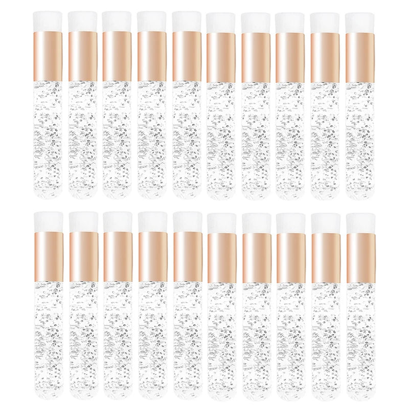 20-Piece Crystal Eyelash Cleaning Brush Set – Lash Shampoo & Blackhead Remover Tools for Eyelash Extension and Makeup Care