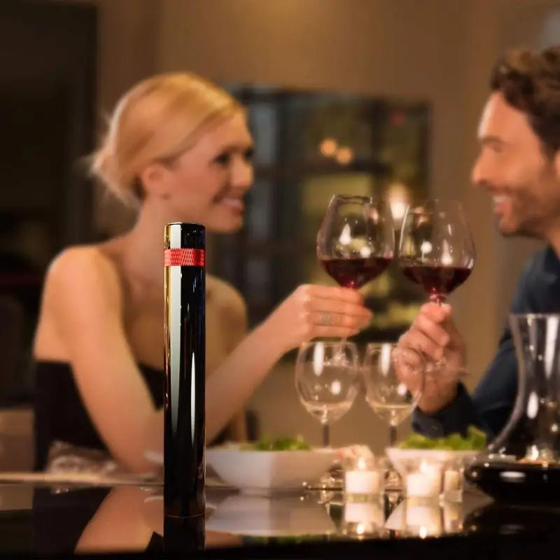 Air Pressure Wine Bottle Opener – Portable Cork Remover with Stainless Steel Pin for Easy Cork Extraction