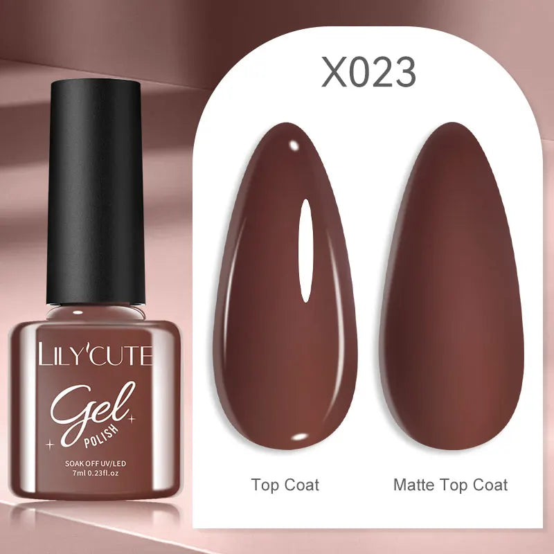 7ml Thermal Color-Changing Gel Nail Polish – Temperature Reactive Vernis with Matte & Bright Effect