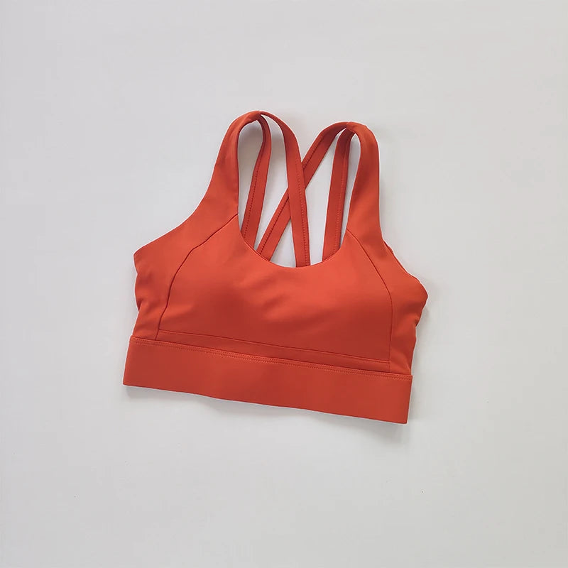 Women's High-Intensity Shockproof Sports Bra – Quick-Dry Back-Support Running & Fitness Underwear