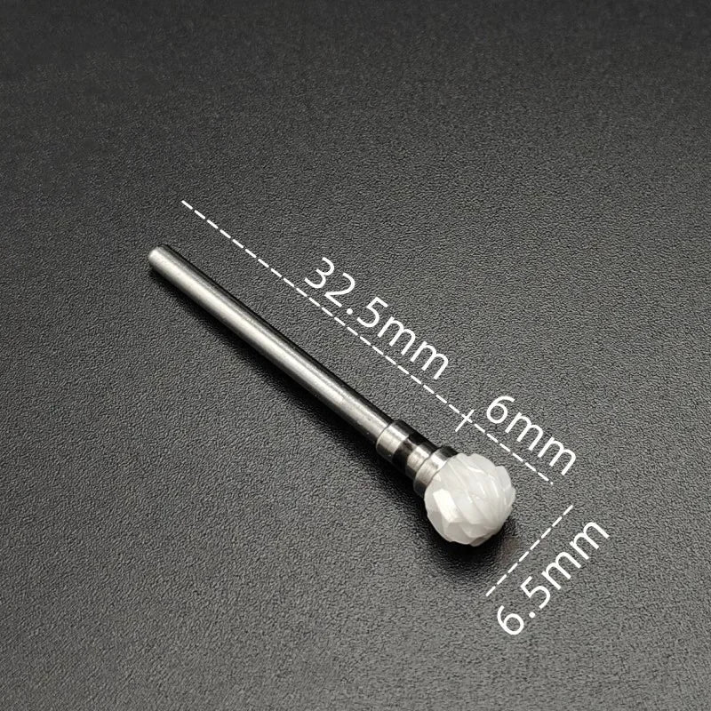 Ceramic Nail Drill Bit – 3/32" Carbide Milling Cutter for Electric Nail Drill, Manicure, Pedicure & Callus Care
