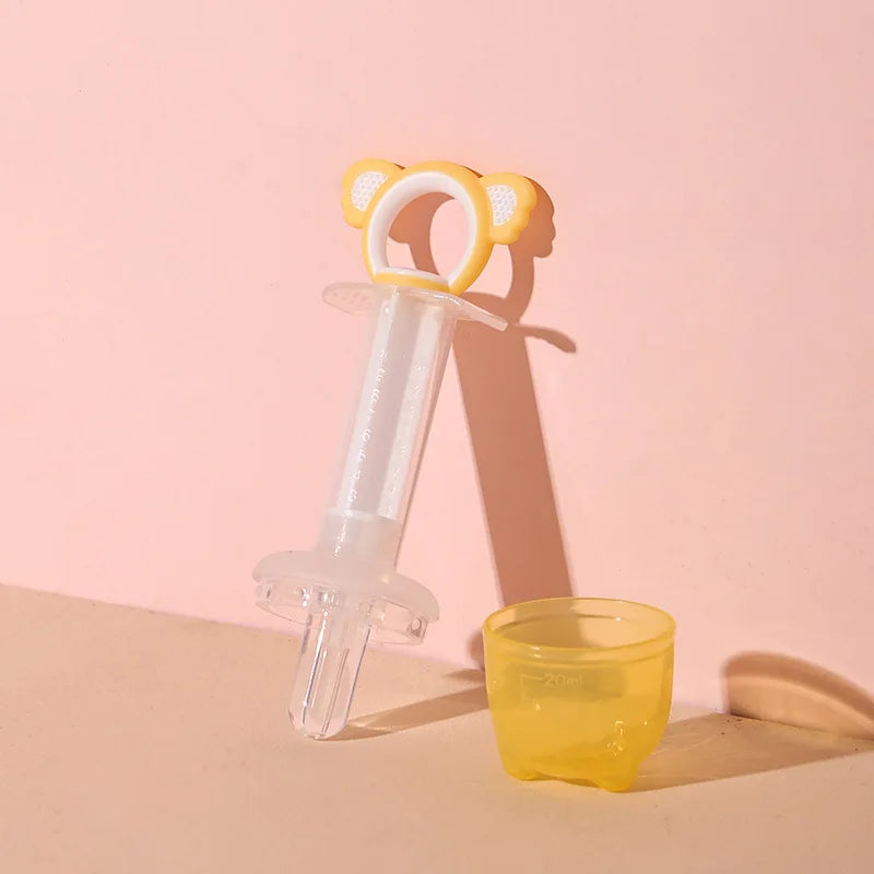 BPA-Free Baby Medicine Feeder – Food Grade Anti-Choke Dropper Dispenser with Squeeze Pacifier Design