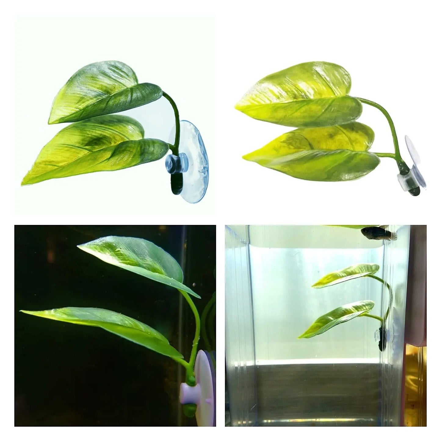 Artificial Leaf Hammock for Betta Fish – Relaxation & Spawning Plant Decoration for Aquariums