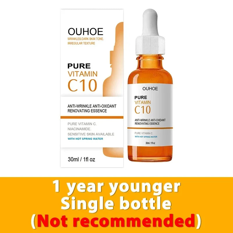 Vitamin C Face Serum – Anti-Wrinkle Lifting Essence for Firming, Brightening & Fine Line Reduction – Anti-Aging Skincare Treatment