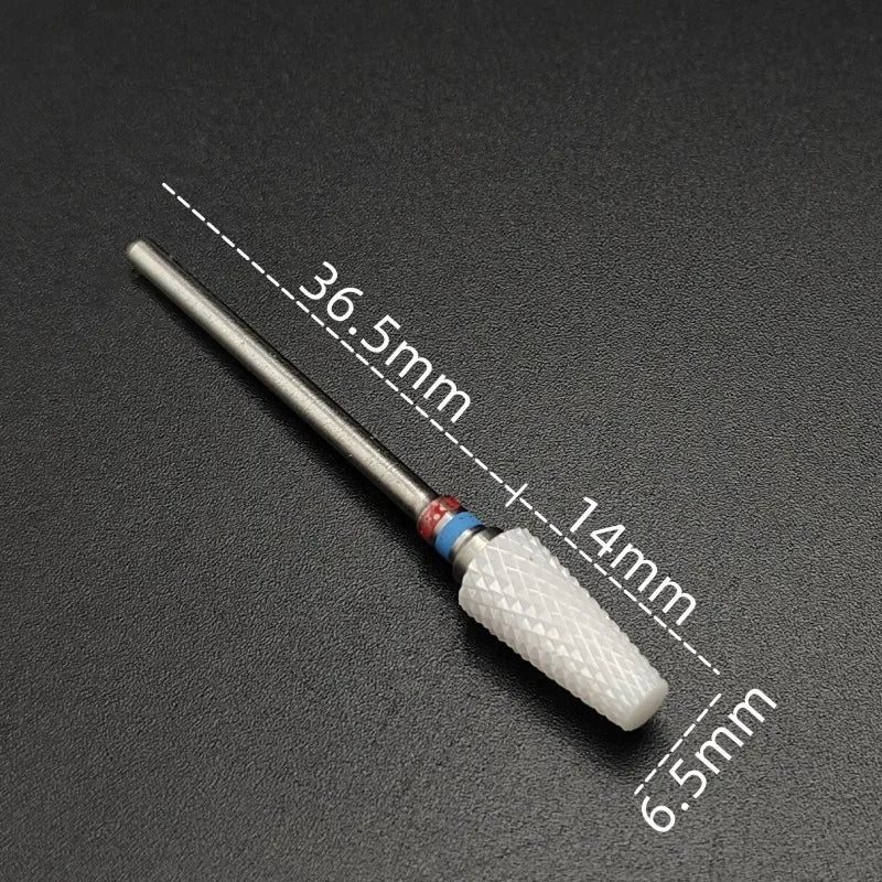 Ceramic Nail Drill Bit – 3/32" Carbide Milling Cutter for Electric Nail Drill, Manicure, Pedicure & Callus Care