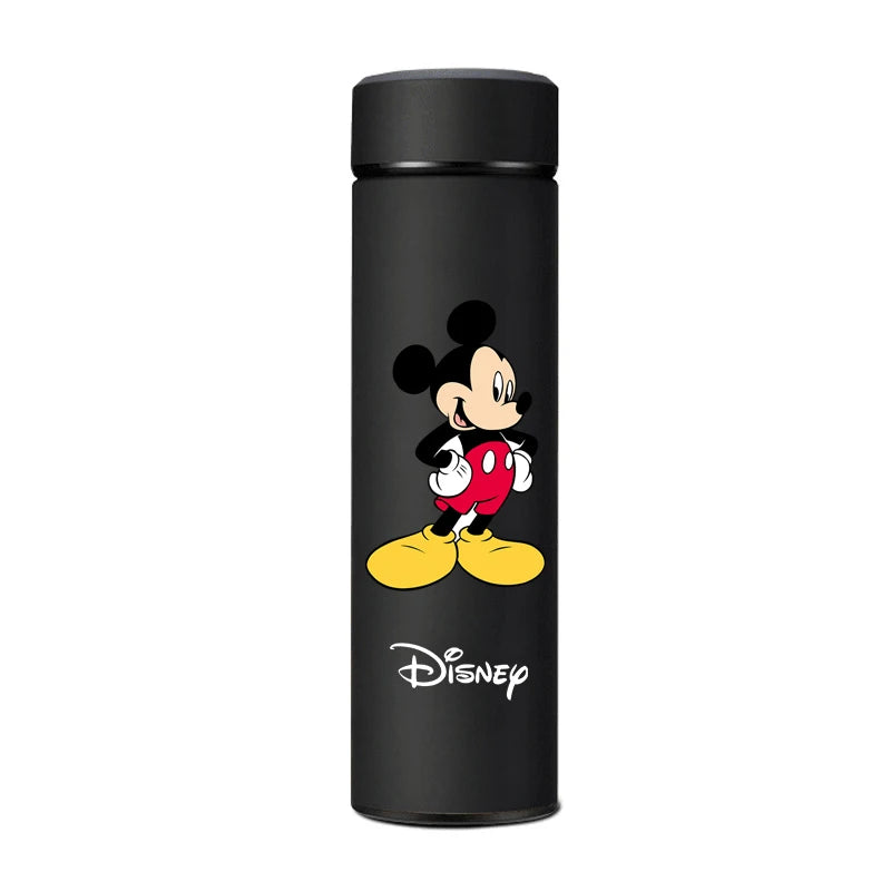 500ml Disney Mickey & Minnie Stainless Steel Thermos Cup – Double-Layer Tea Separation Bottle for Kids and Adults, 6–12 Hour Insulation