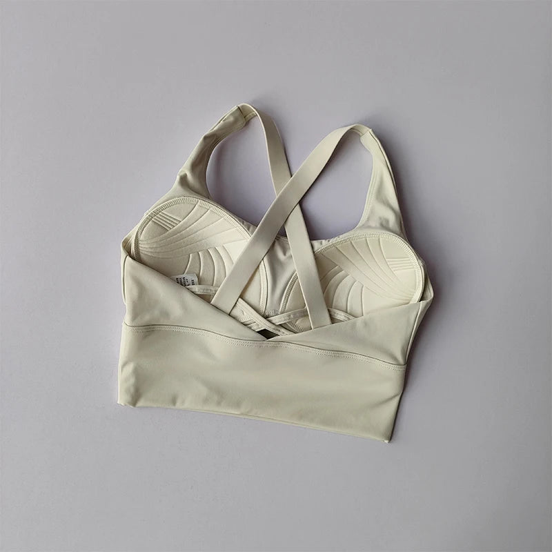 All-in-One High-Intensity Shockproof Sports Bra – Professional Support for Running and Fitness