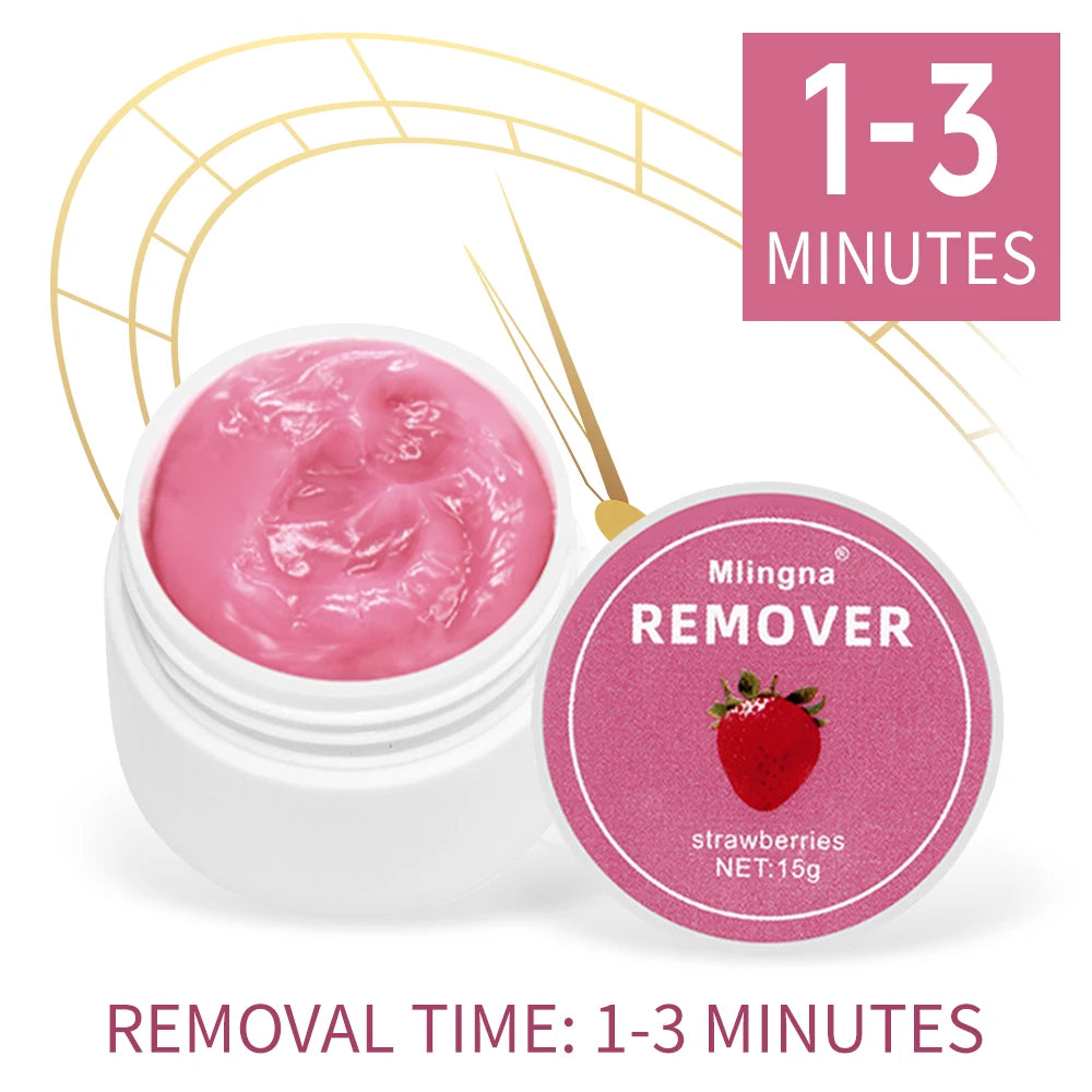 15g Eyelash Extension Glue Remover Cream – Professional Korean Lash Adhesive Dissolver