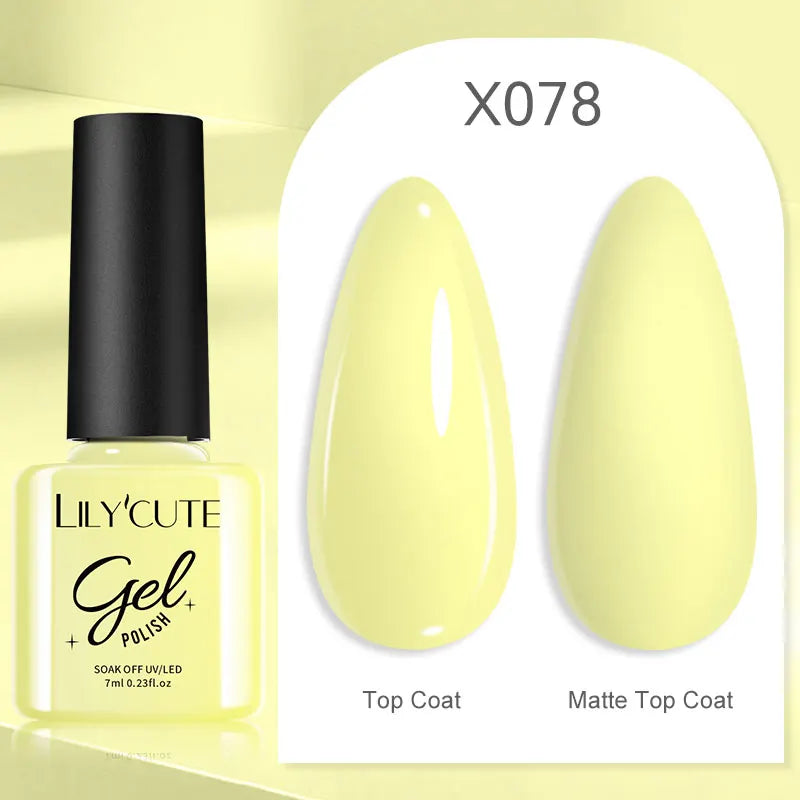 7ml Thermal Color-Changing Gel Nail Polish – Temperature Reactive Vernis with Matte & Bright Effect