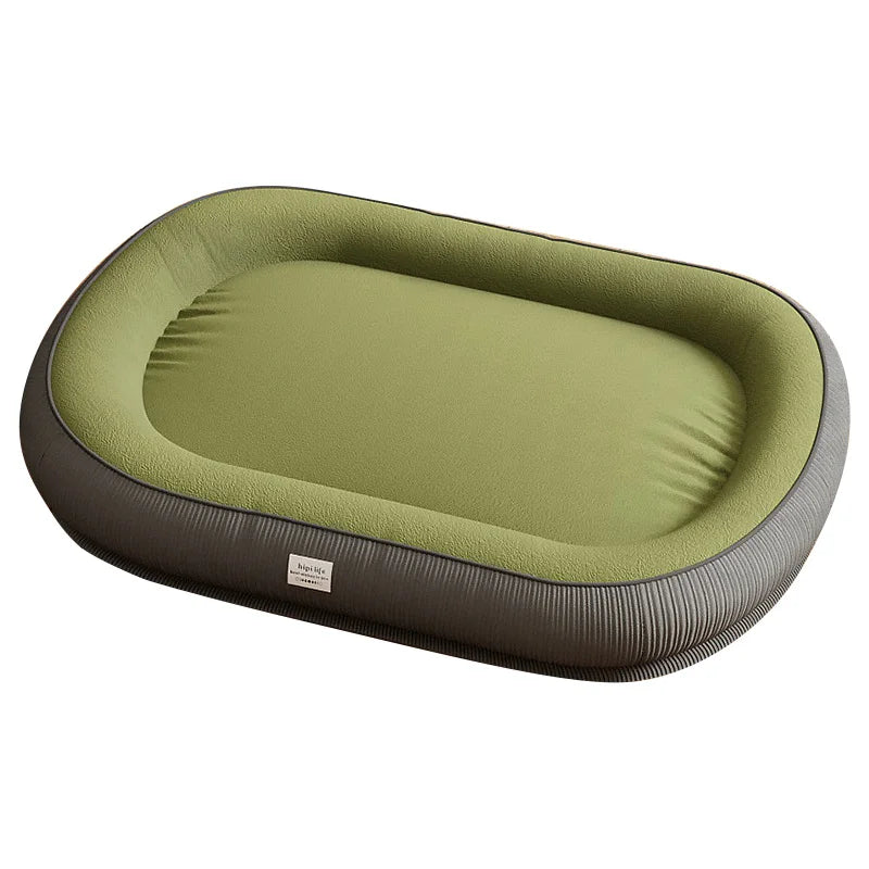 Soft Memory Foam Dog Bed – Warm Removable Pet Sleeping Mat for Small & Medium Dogs and Cats, Non-Slip Washable Kennel Nest