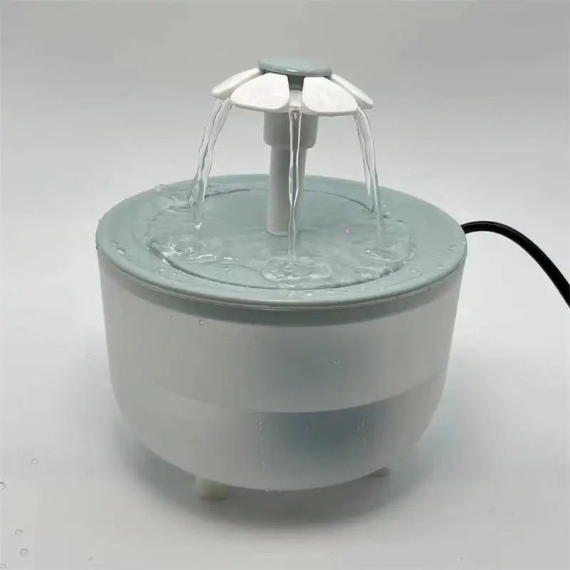 Automatic Cat Water Fountain with Transparent Design – USB Electric Quiet Pet Drinker with Recirculating Filter, 1.2L Capacity