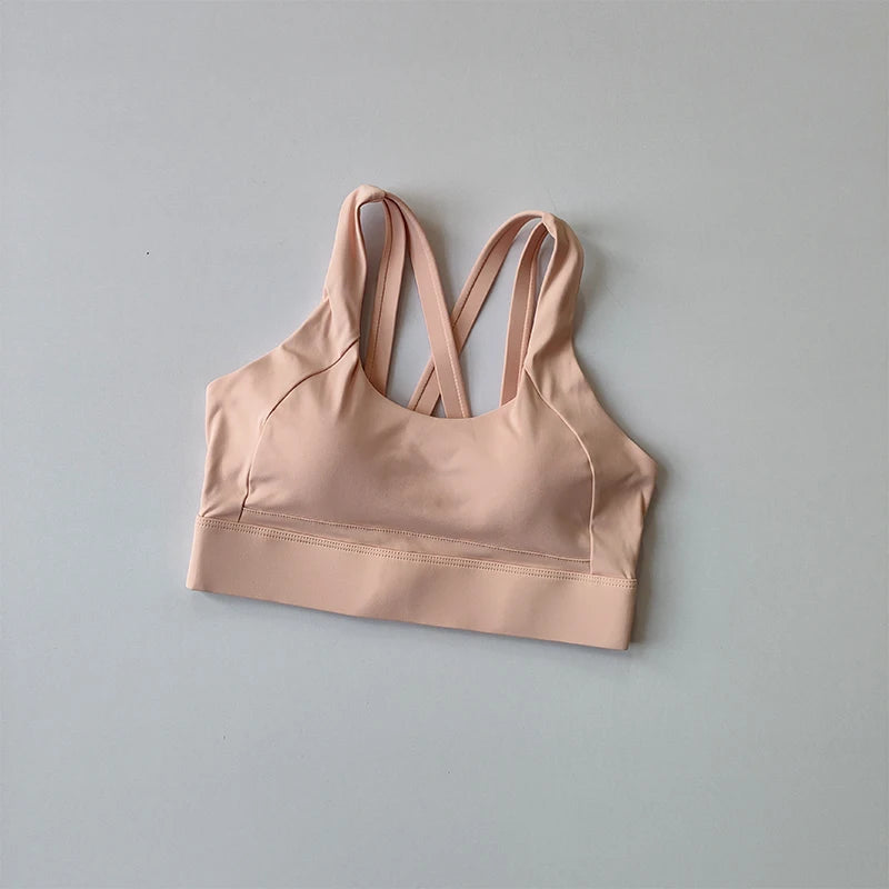 Women's High-Intensity Shockproof Sports Bra – Quick-Dry Back-Support Running & Fitness Underwear