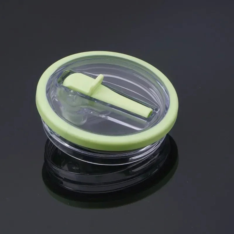 40oz Spill-Proof Lid with Spiral Straw Cover – Creative, Eco-Friendly Replacement Lid for Stanley Cup Accessories