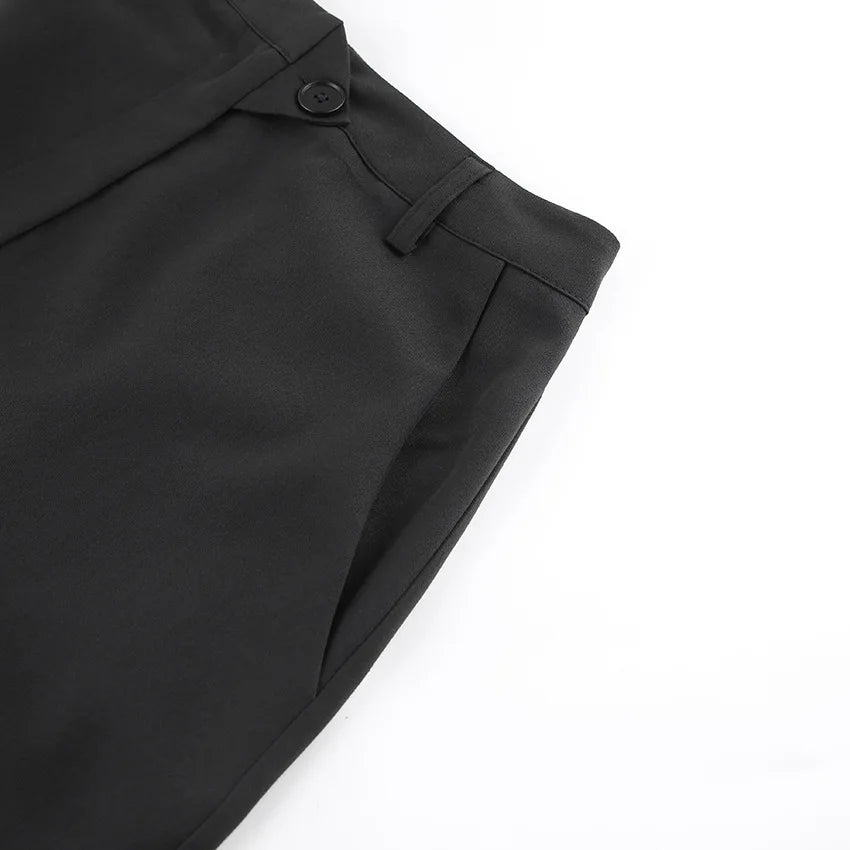 Women's Vintage High Waist Split Long Skirt – Casual Cotton Blend Buttoned Maxi for Spring and Summer