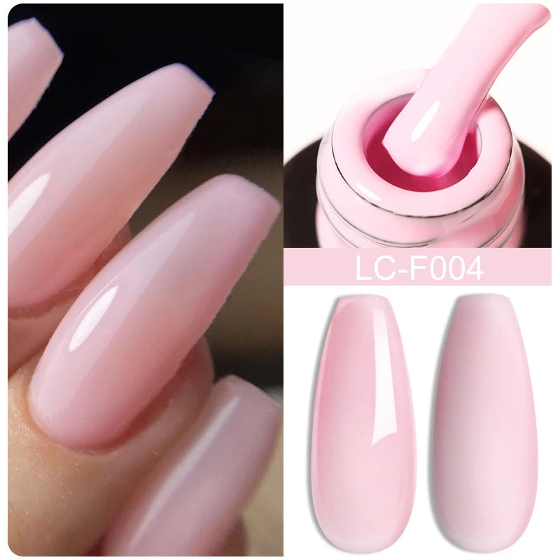 6-in-1 HEMA-Free Hard Gel Nail Polish – Clear Self-Leveling Nail Extension & Reinforcement Builder Gel (8ml)