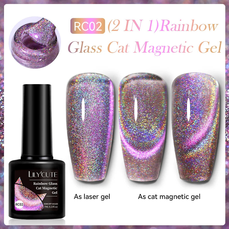 5ml Metallic Gold & Silver Liner Gel – Super Bright Mirror Nail Art Drawing Gel for French Tips & Design