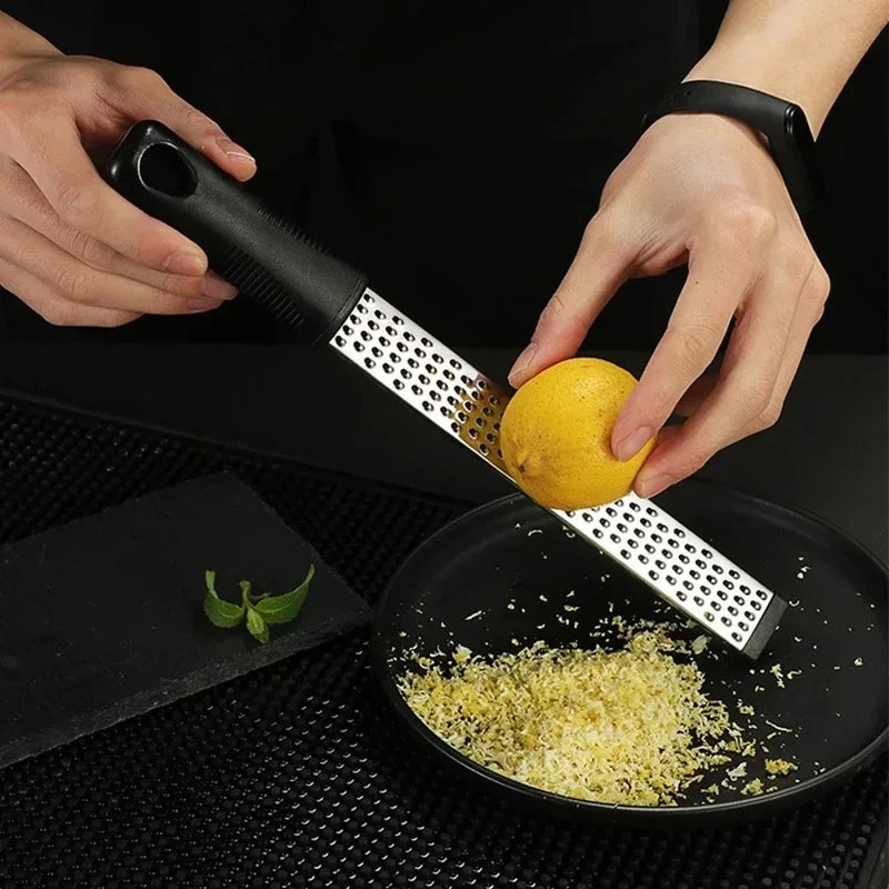 Stainless Steel Cheese Grater and Zester – Multipurpose Slicer for Lemon, Chocolate, Fruits & Vegetables, Kitchen Cutter Tool