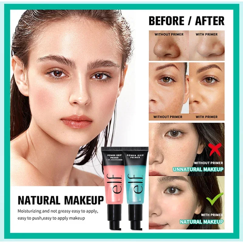 24ml Hydrating Makeup Primer Gel – Moisturizing Base for Dry Skin, Long-Lasting, Lightweight & Waterproof Formula