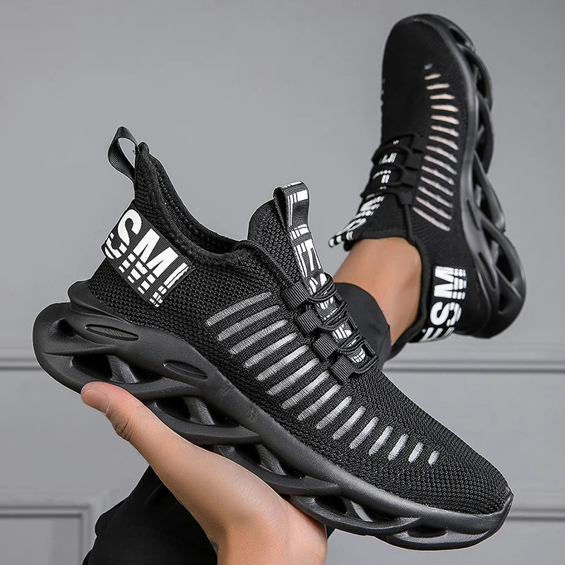 Breathable Mesh Running Sneakers – Lightweight Unisex Tennis Shoes for Outdoor Walking and Fitness