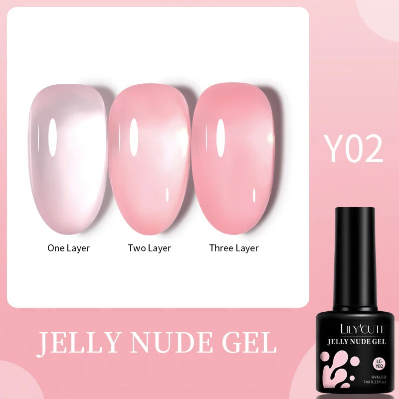 7ml Purple Red Glitter Gel Nail Polish – Soak Off UV Semi-Permanent Varnish for DIY Winter Nail Art