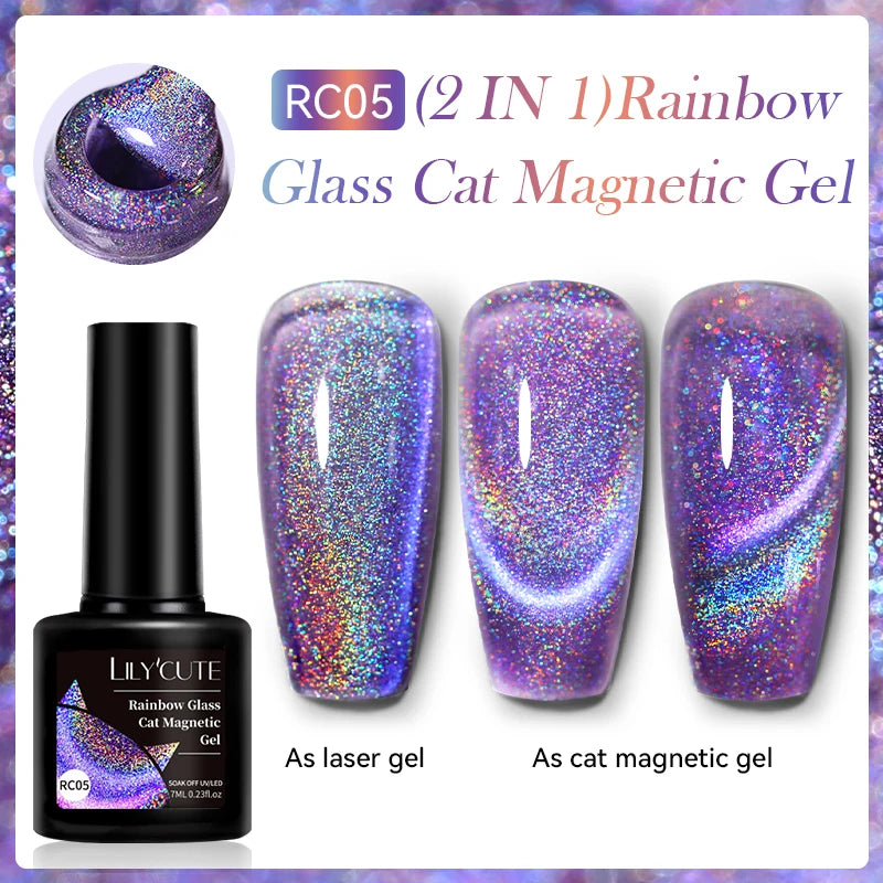 5ml Metallic Gold & Silver Liner Gel – Super Bright Mirror Nail Art Drawing Gel for French Tips & Design