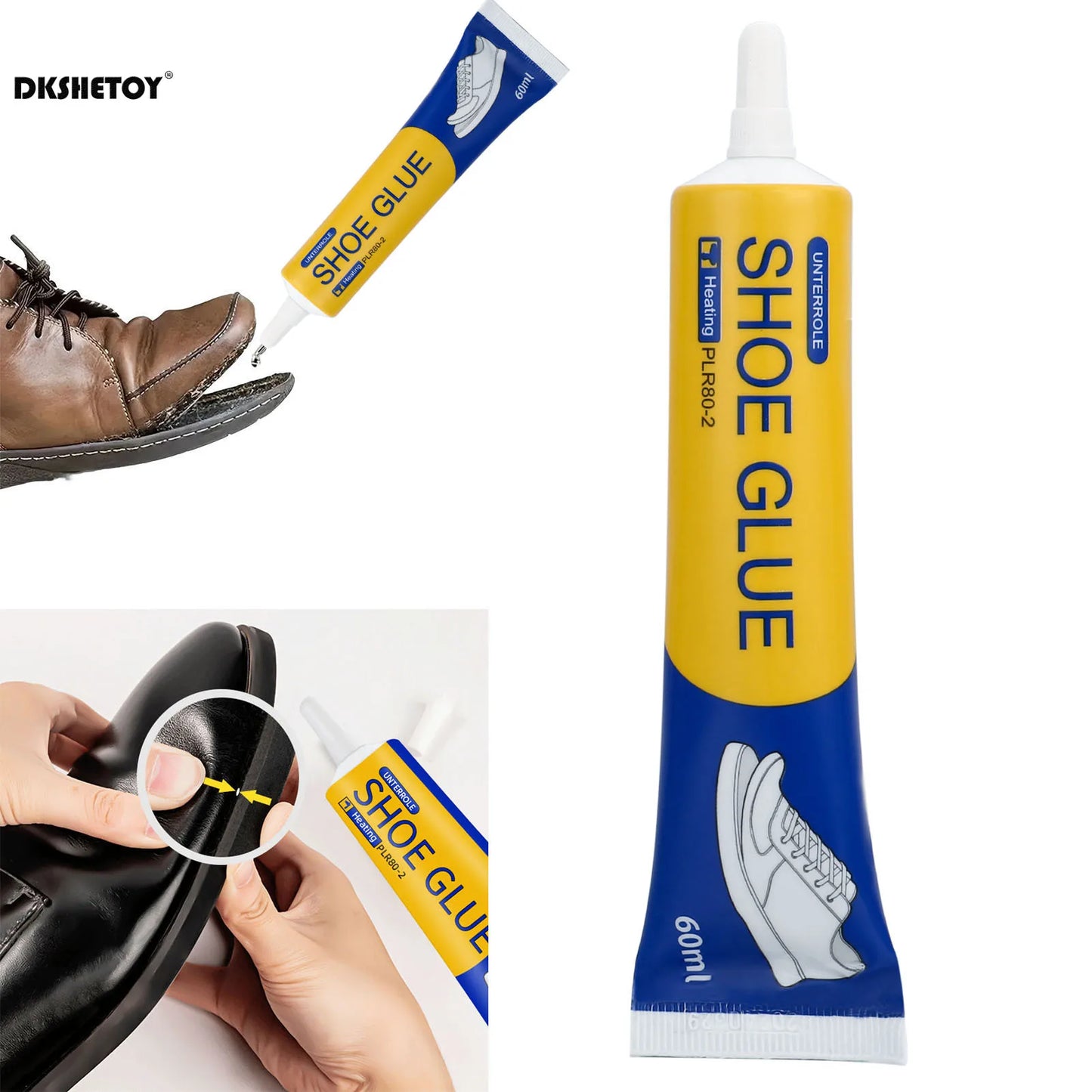 60ml Waterproof Shoe Repair Glue – Strong Adhesive for Sneakers, Boots & Leather