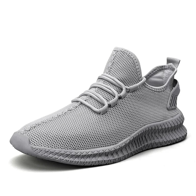 Breathable Running Shoes – Lightweight Flexible Sneakers for Men, Anti-Slip Vulcanized Trainers with Platform Sole (Sizes 39–48)