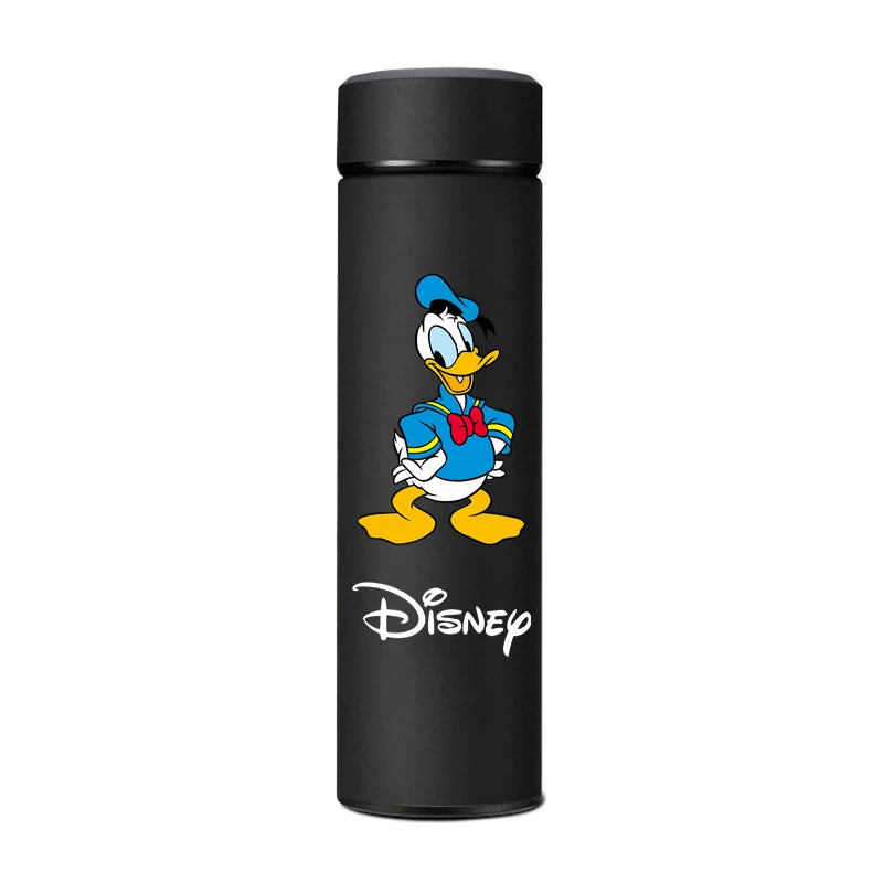500ml Disney Mickey & Minnie Stainless Steel Thermos Cup – Double-Layer Tea Separation Bottle for Kids and Adults, 6–12 Hour Insulation