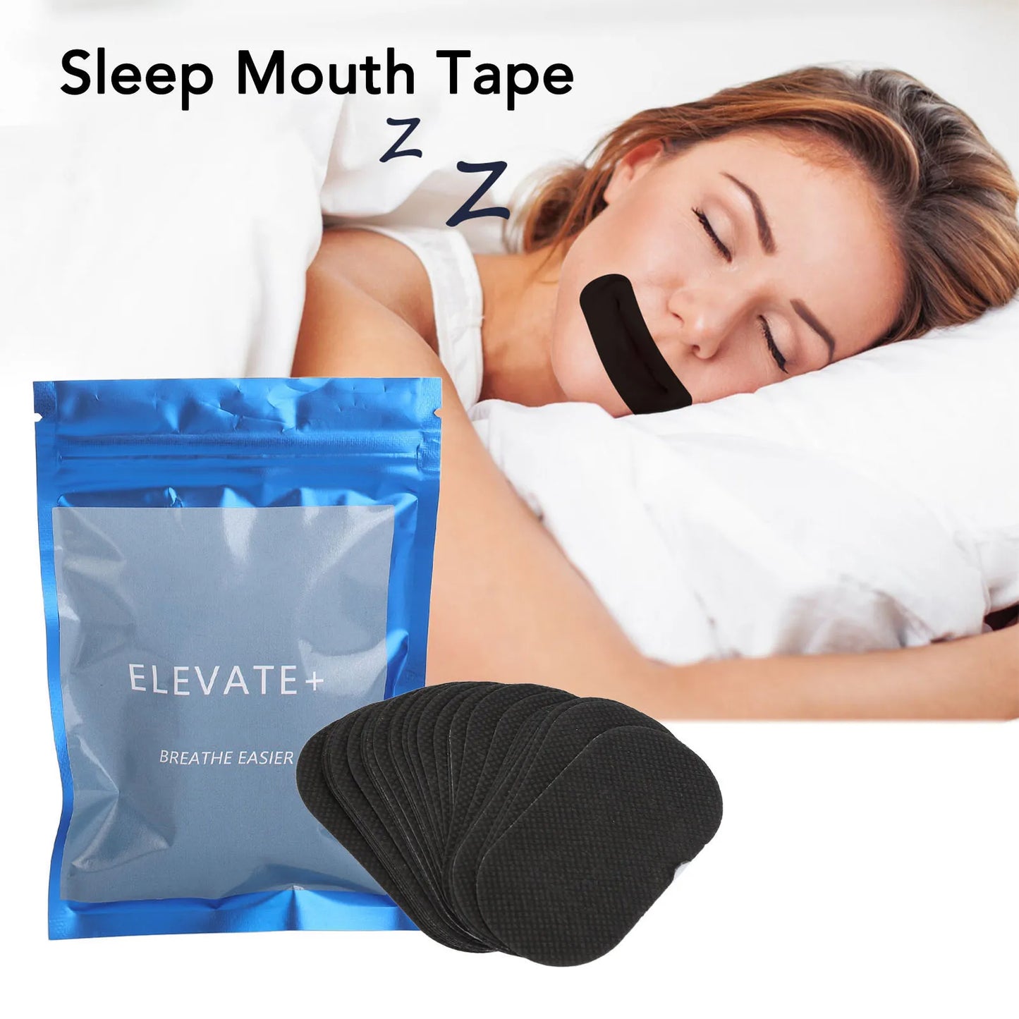 60PCS Mouth Tape for Sleeping – Gentle Mouth Strips to Prevent Snoring and Encourage Nose Breathing at Night