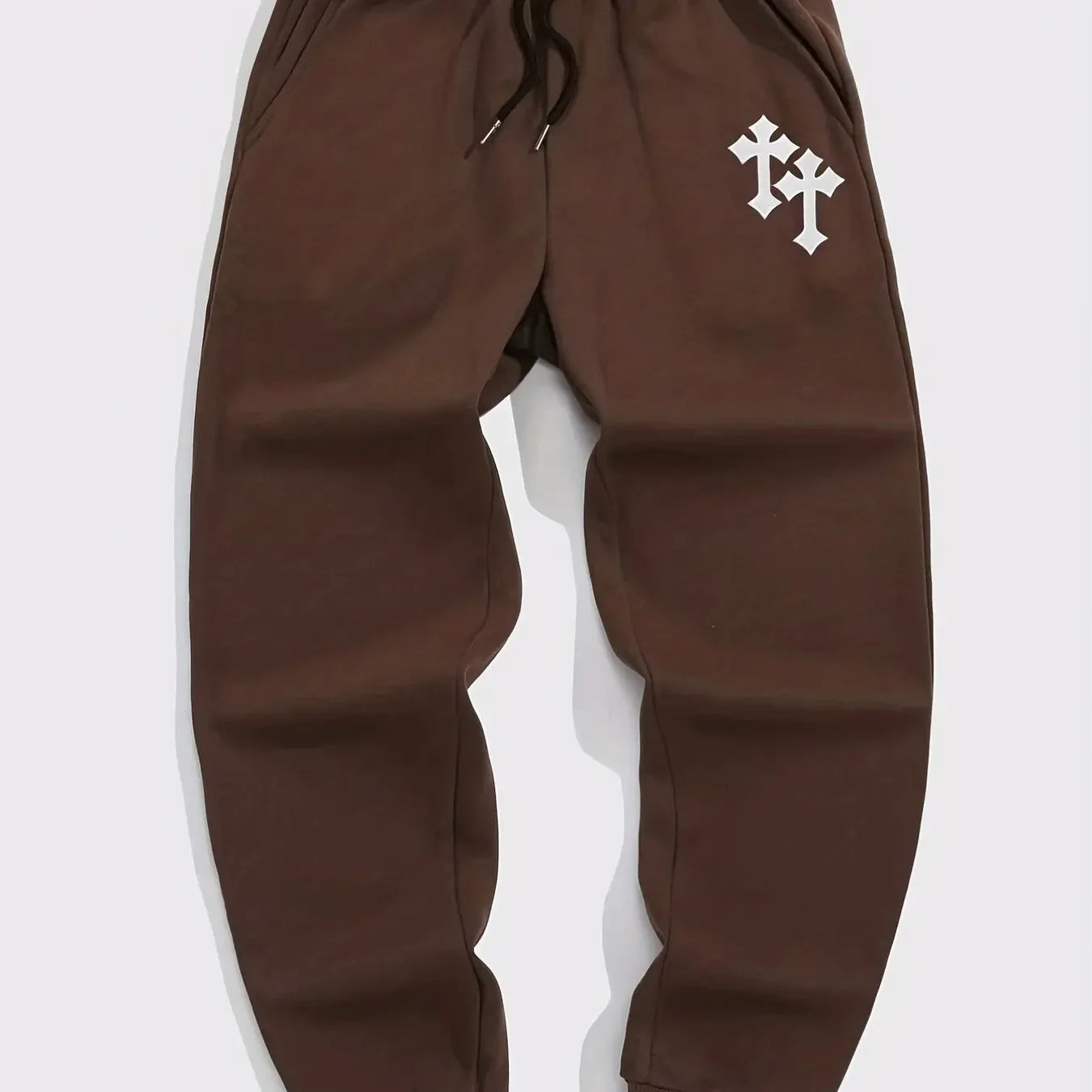 Y2K Gothic Hip-Hop Printed Sweatpants – Slim Fit Harajuku Streetwear for Men and Couples