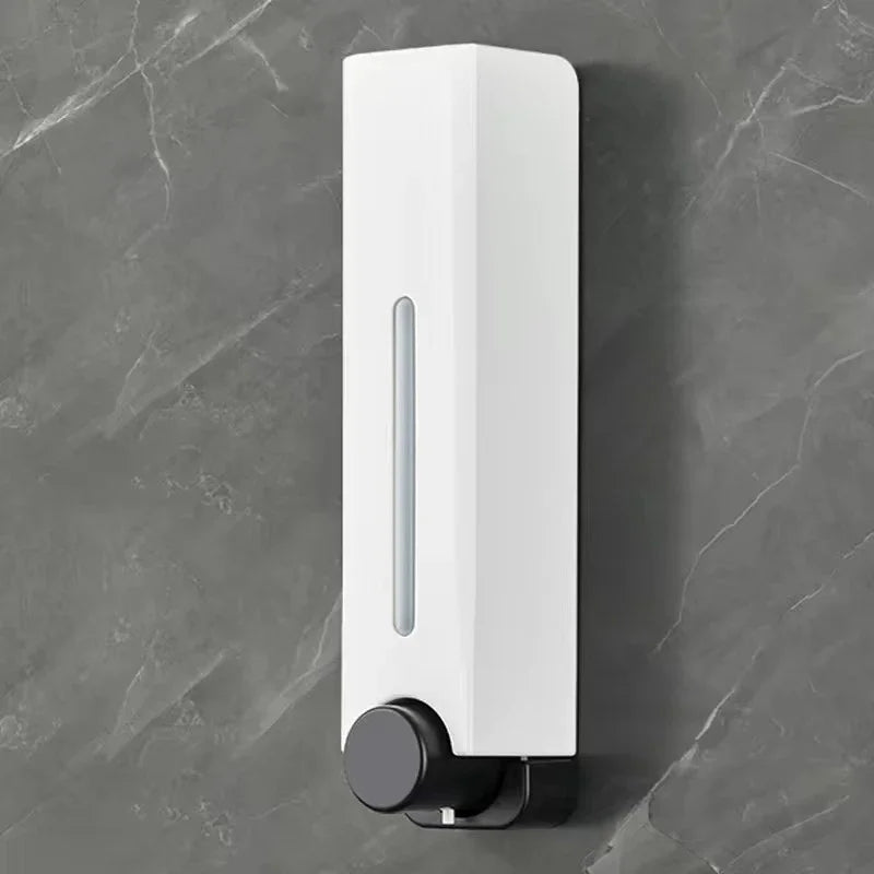 500ML Wall-Mounted Soap Dispenser – Modern Press-Type Shower Gel and Detergent Dispenser for Bathroom