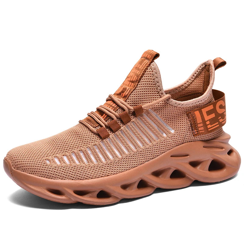 Breathable Mesh Running Sneakers – Lightweight Unisex Tennis Shoes for Outdoor Walking and Fitness