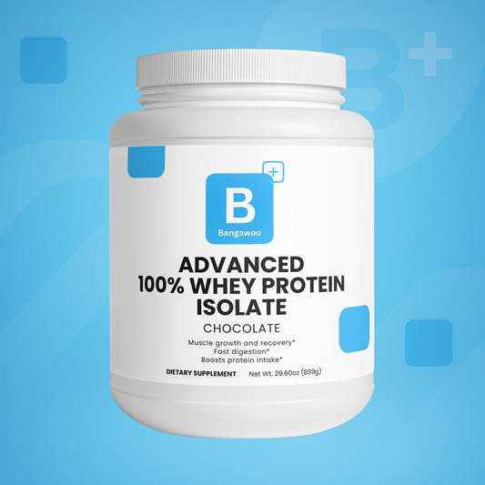 Advanced 100% Whey Protein Isolate – Rich Chocolate Flavor, 22g Protein for Muscle Recovery & Growth – 29.6oz (839g)