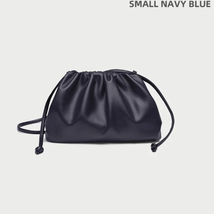 Soft PU Leather Hobo Bag – Women's Minimalist Shoulder & Crossbody Handbag with Hasp Closure