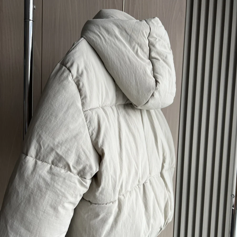 Waterproof Hooded Quilted Jacket – Short Thick Cotton-Padded Winter Coat