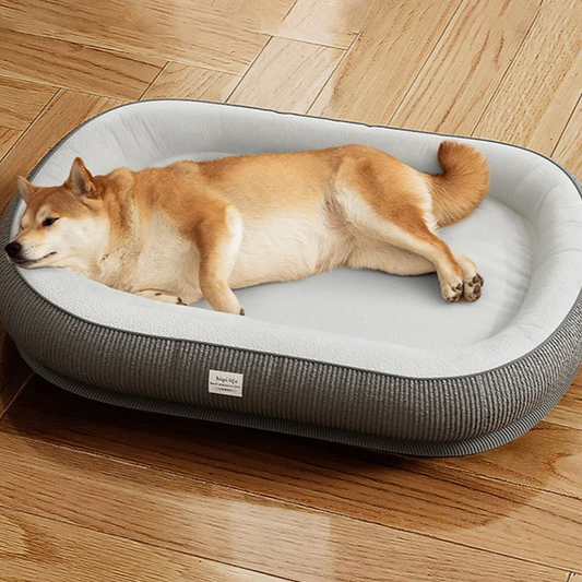Soft Memory Foam Dog Bed – Warm Removable Pet Sleeping Mat for Small & Medium Dogs and Cats, Non-Slip Washable Kennel Nest